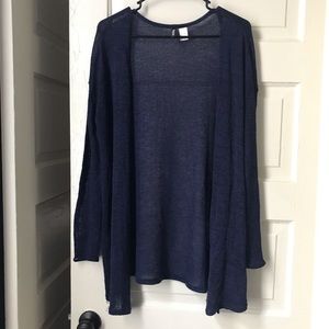 Dark Blue cardigan / lightweight cardigan